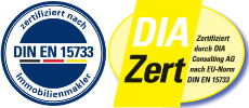 Logo zertifiziert nach DIN EN 15733