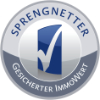 Logo geprüfter Immobilienbewerter (Sprengnetter Akademie)